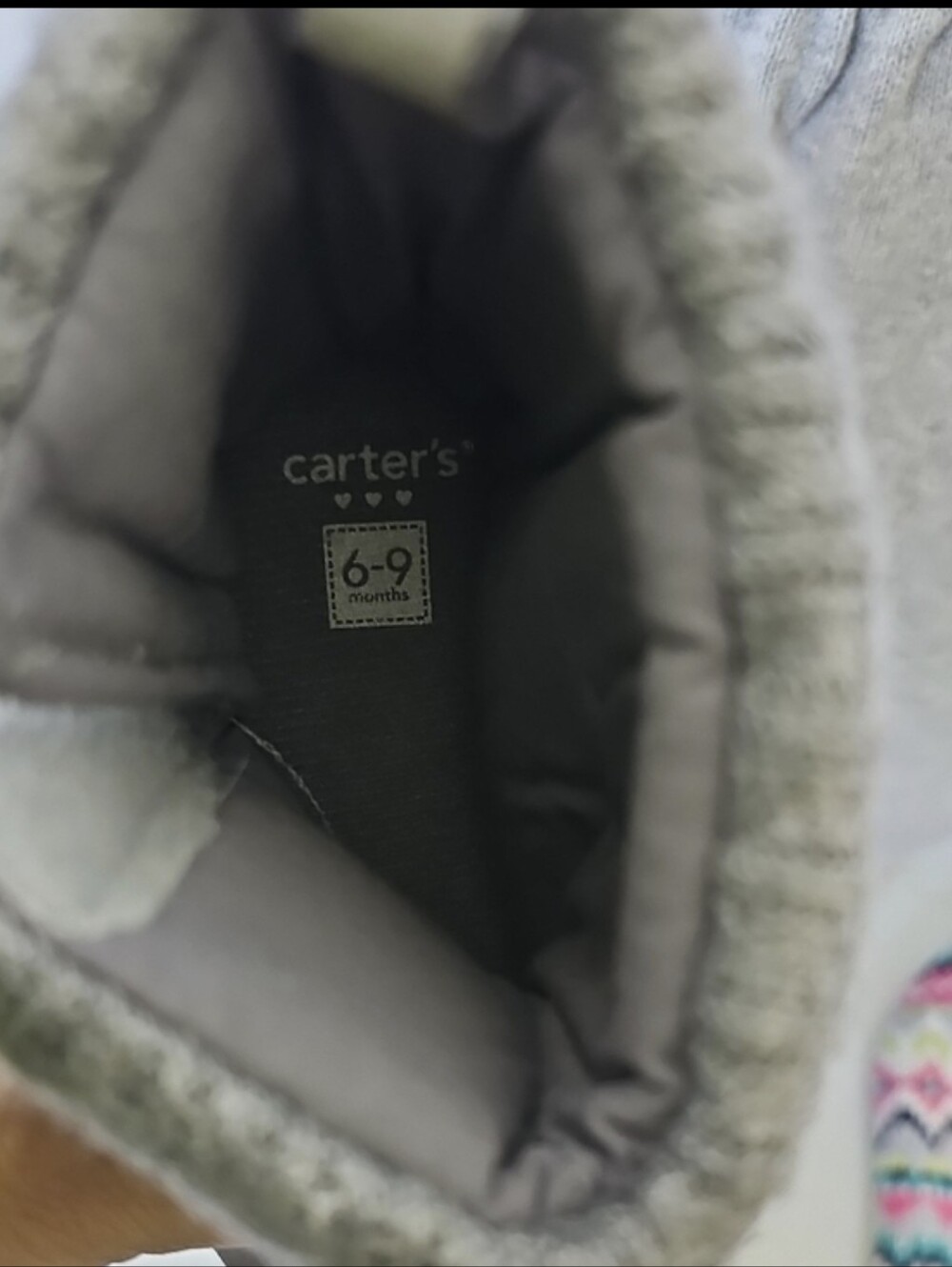 Carter’s | Baby Girl Fair Isle Sweater Dress Outfit Set w/ Hat, Booties & Socks - Picture 15 of 15